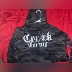 Crook County Crop Hoodie